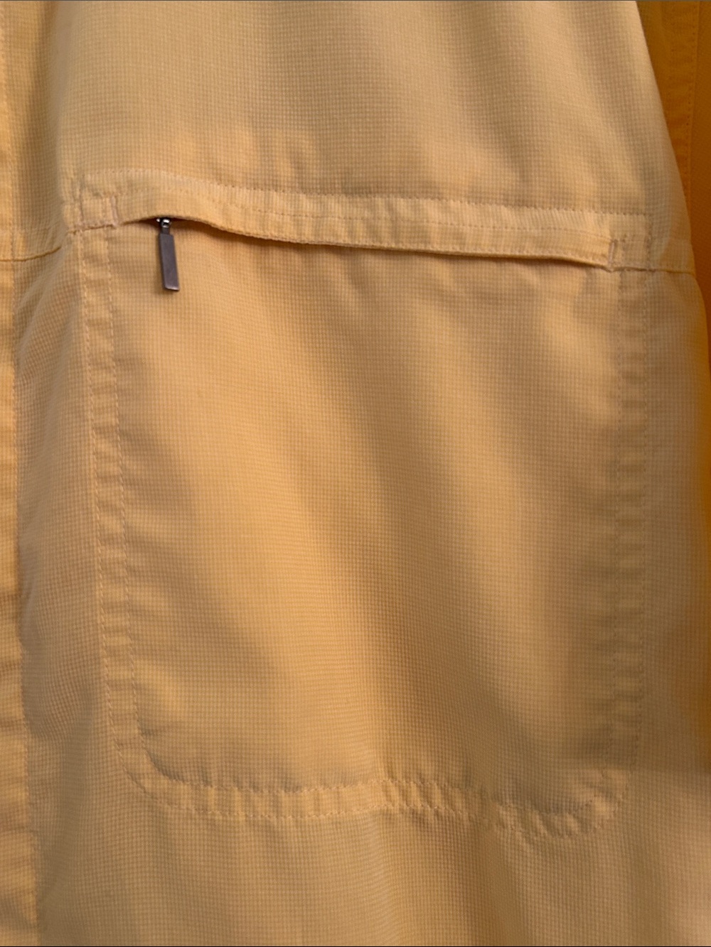 The North Face Men's Short-Sleeve Button-Down Shirt in Pale Yellow - Picture 5 of 15